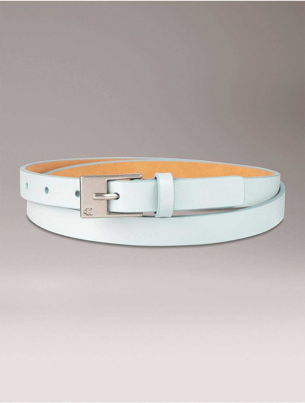 Calvin Klein Womens Slim Harness Buckle Belt - Neutral Product Image