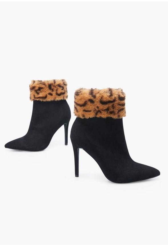 JustFab Margaux Platform Loafer Pump Womens Black/ White Size 8.5 Product Image