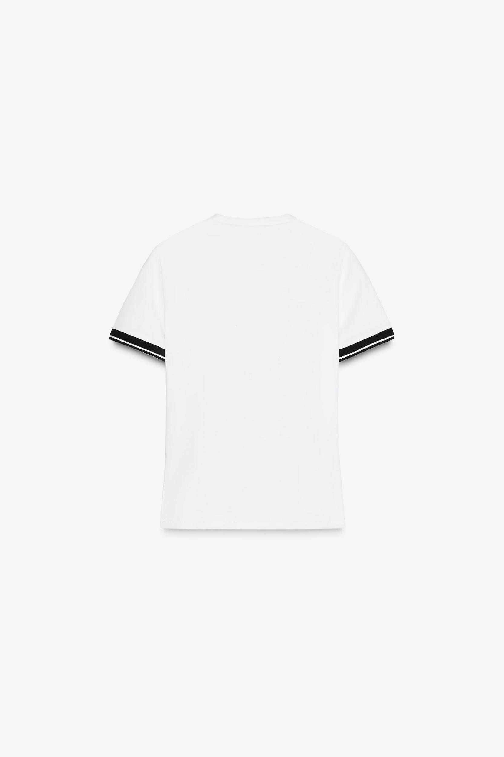 CONTRAST TRIM T-SHIRT Product Image