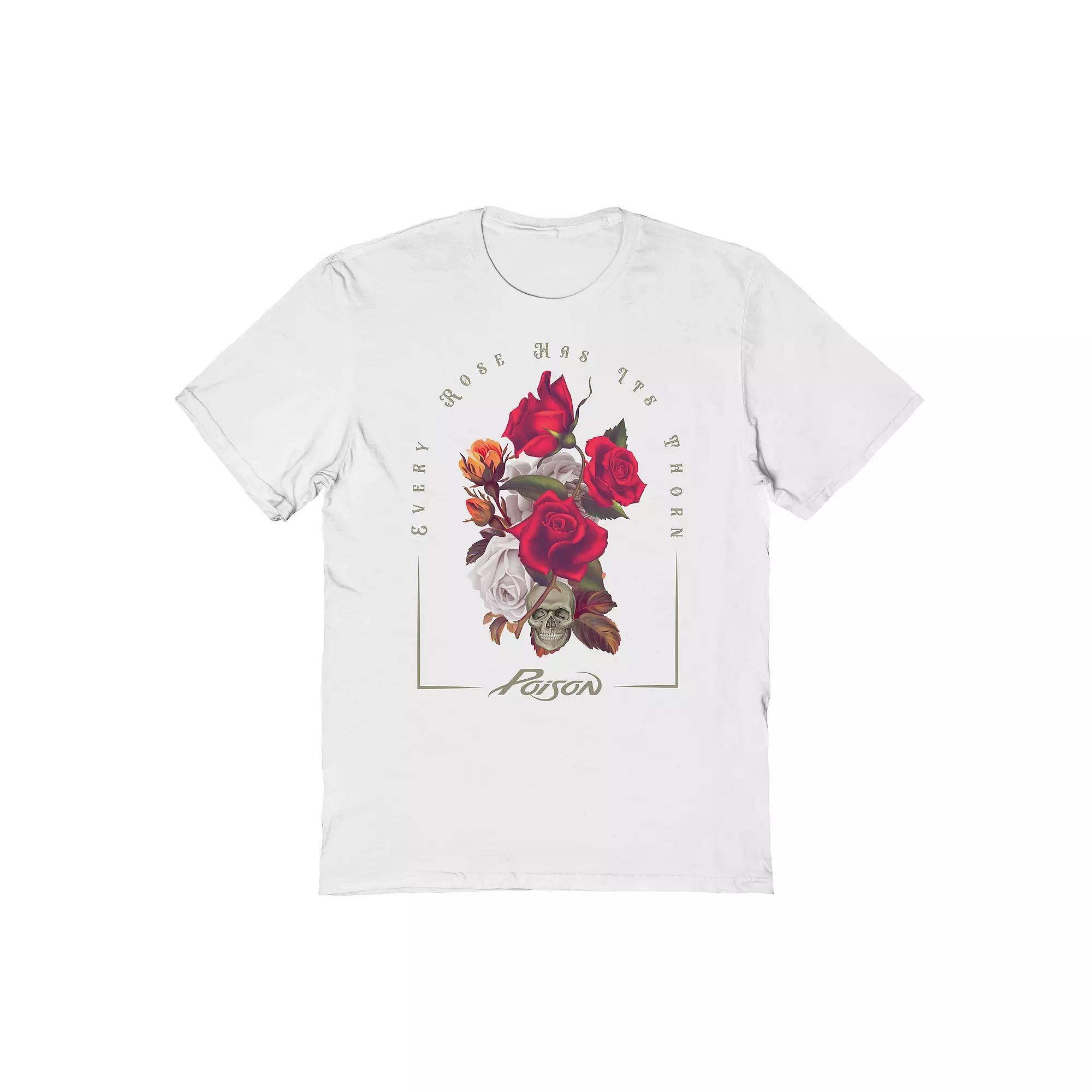 Men's Graphic Tee Every Rose Bouquet, Size: XL, White Product Image