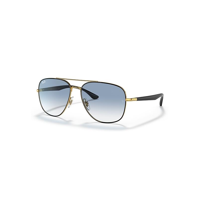 Ray-Ban Rb3683 Sunglasses Frame Blue Lenses Product Image