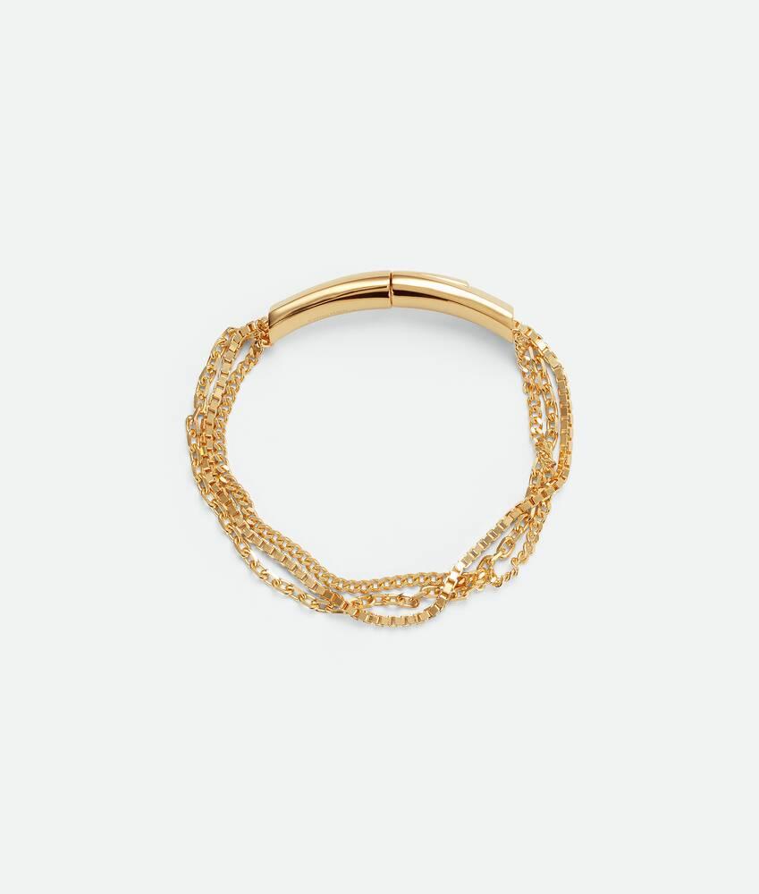 Men's Detail Chain Bracelet in Yellow gold Product Image