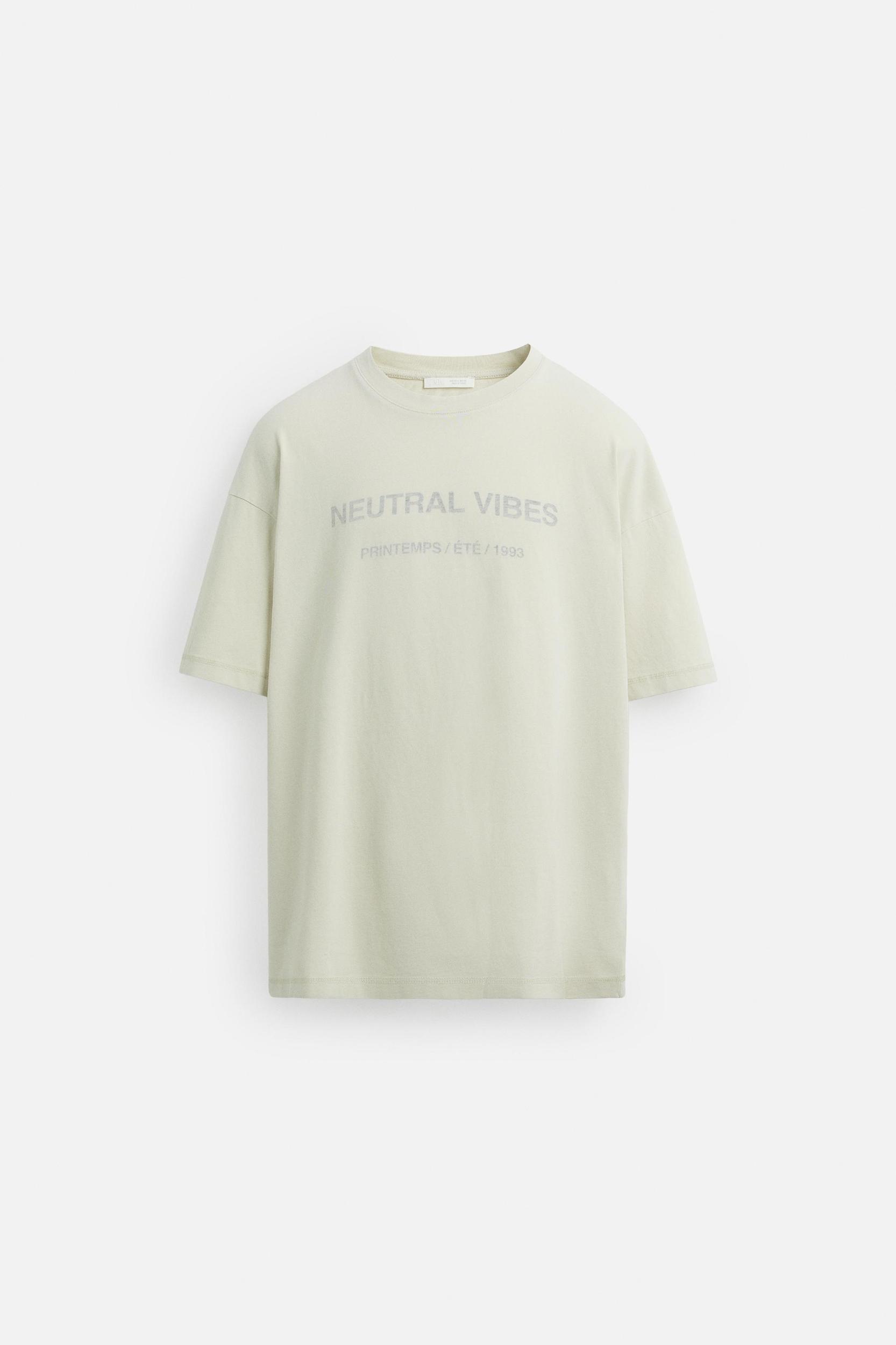 WASHED TEXT T-SHIRT Product Image