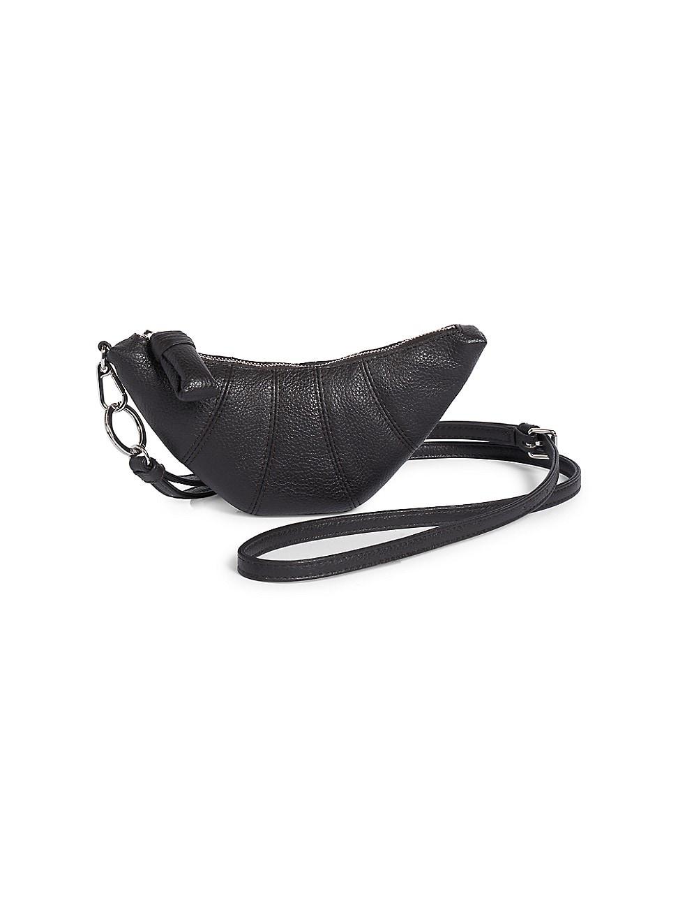 Mens Croissant Leather Crossbody Product Image