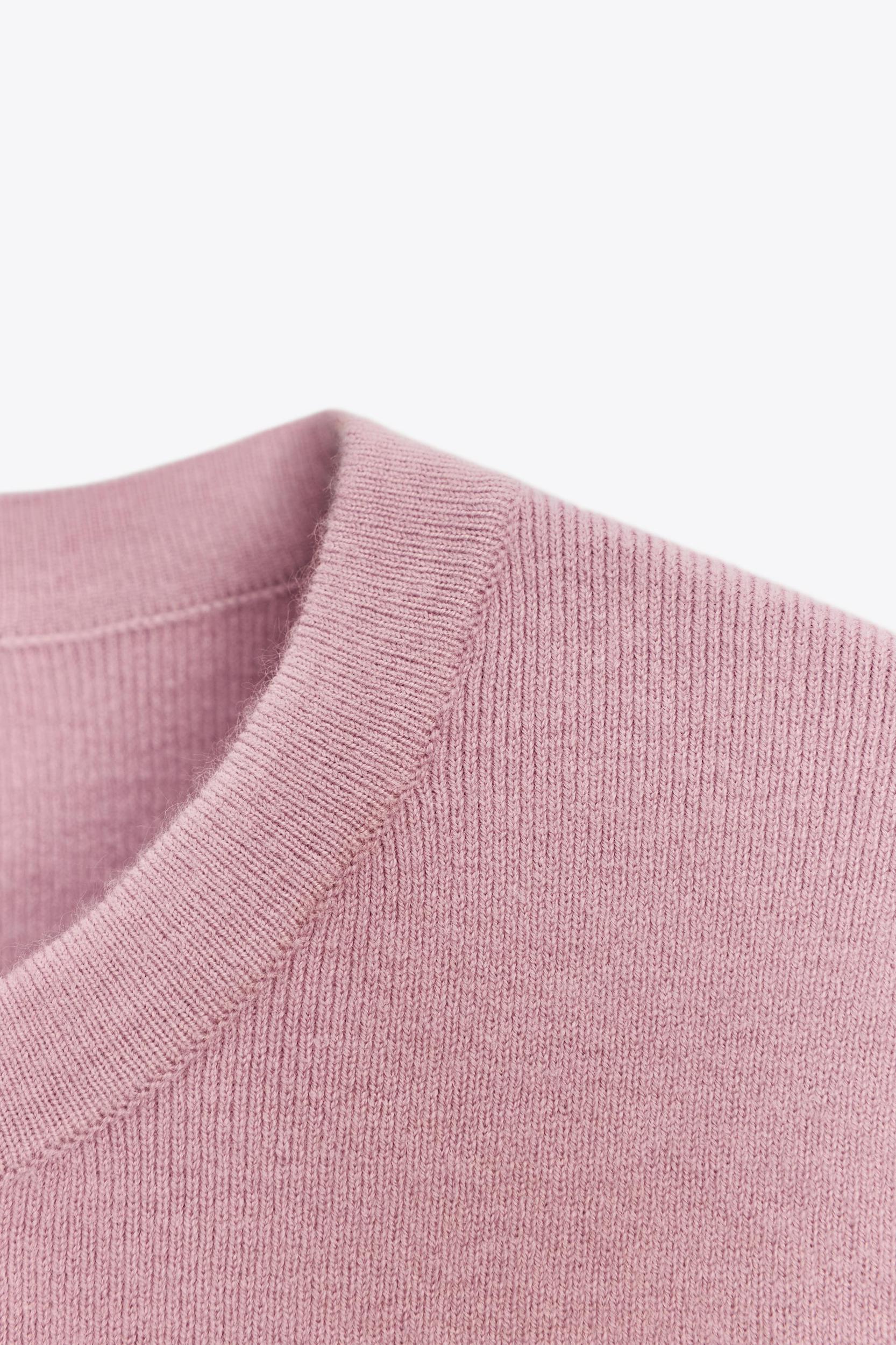 SHORT SLEEVE SOFT-TOUCH KNIT JUMPER Product Image