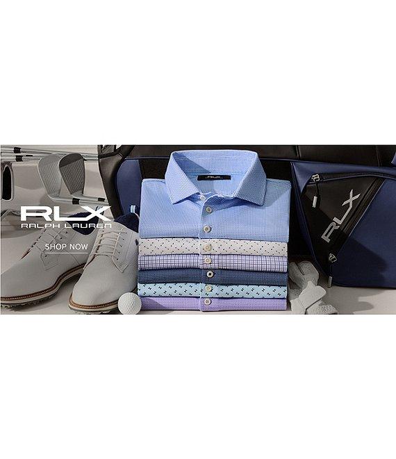 Polo Ralph Lauren RLX Golf Classic Fit Geo Print Performance Stretch Short Sleeve Polo Shirt Product Image