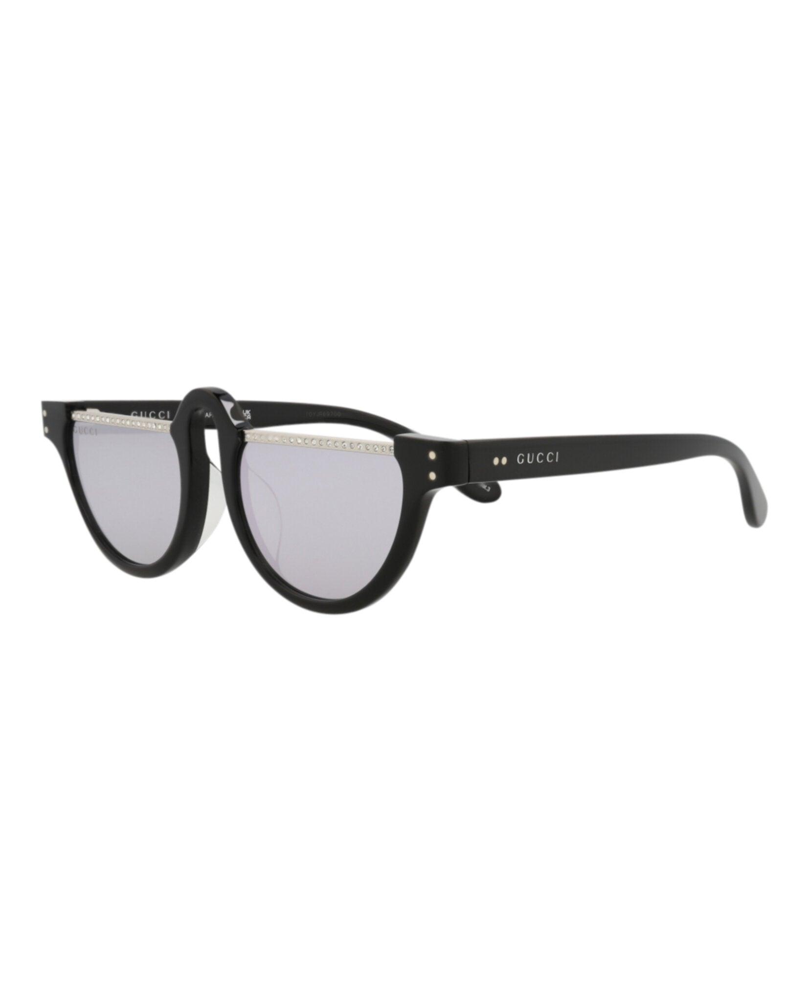 Gucci Round-Frame Acetate Sunglasses - GG1368S-30013999-001 Female Product Image