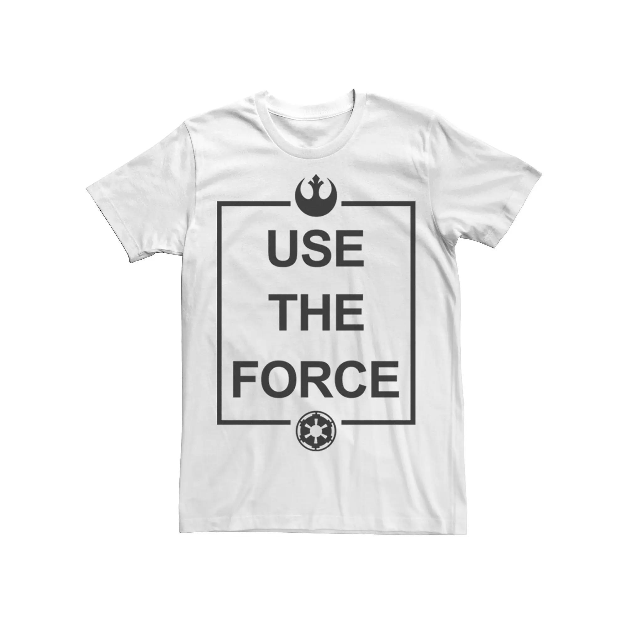 Men's Star Wars Use The Force Simple Text Logo Tee,  Product Image