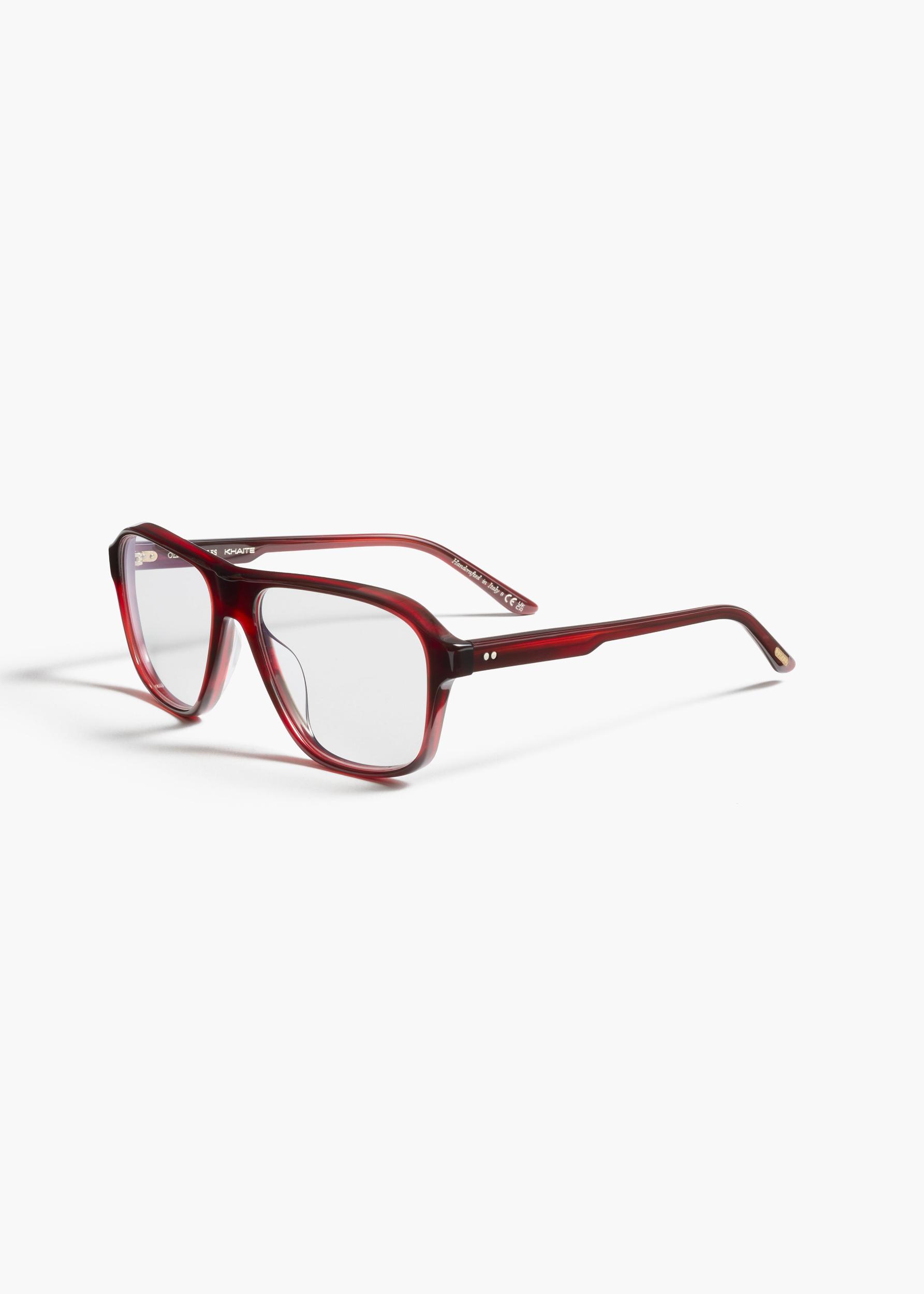 KHAITE x Oliver Peoples 1978RX in Bordeaux Bark Product Image