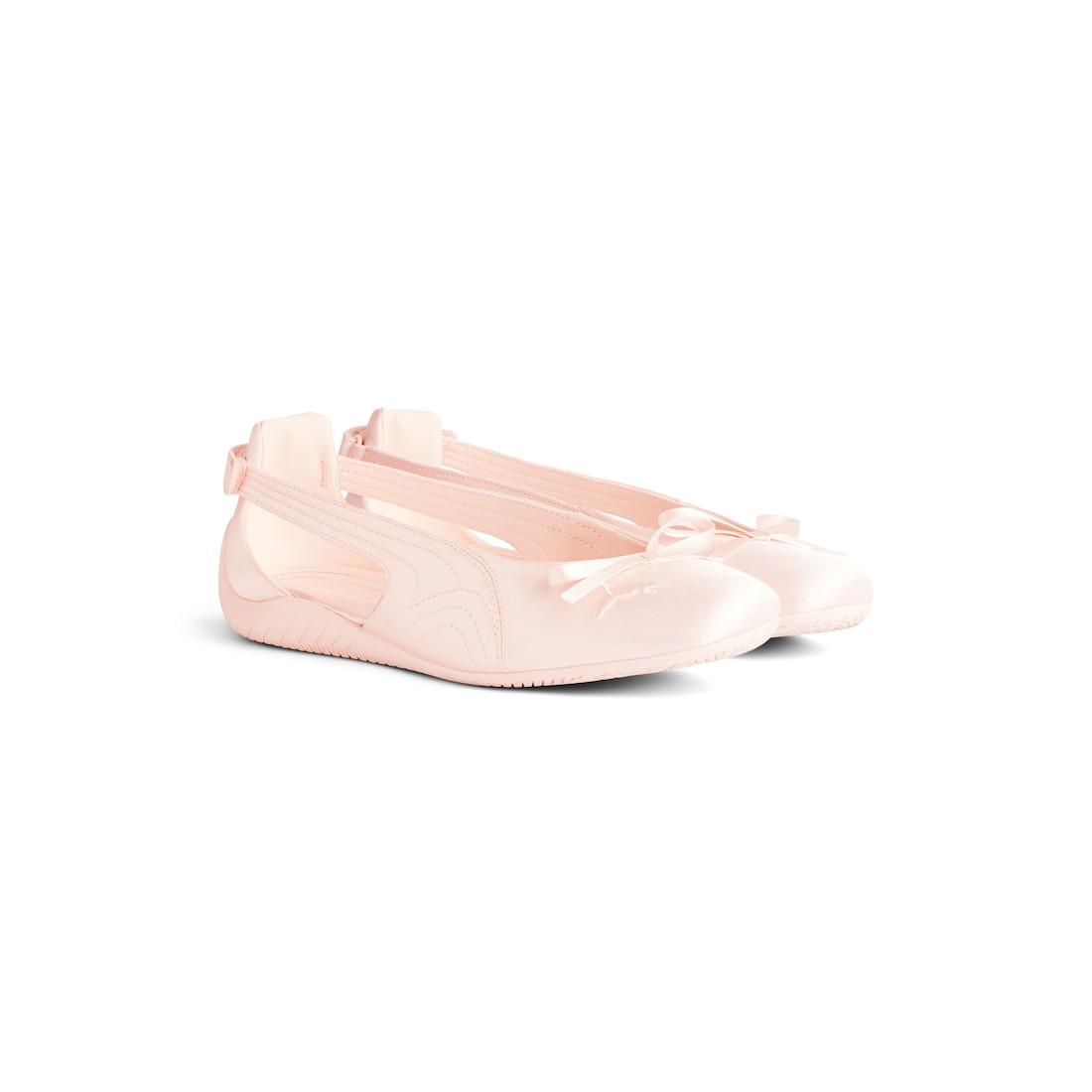Women's Speedcat Ballet Satin Balenciaga in Light Pink Product Image