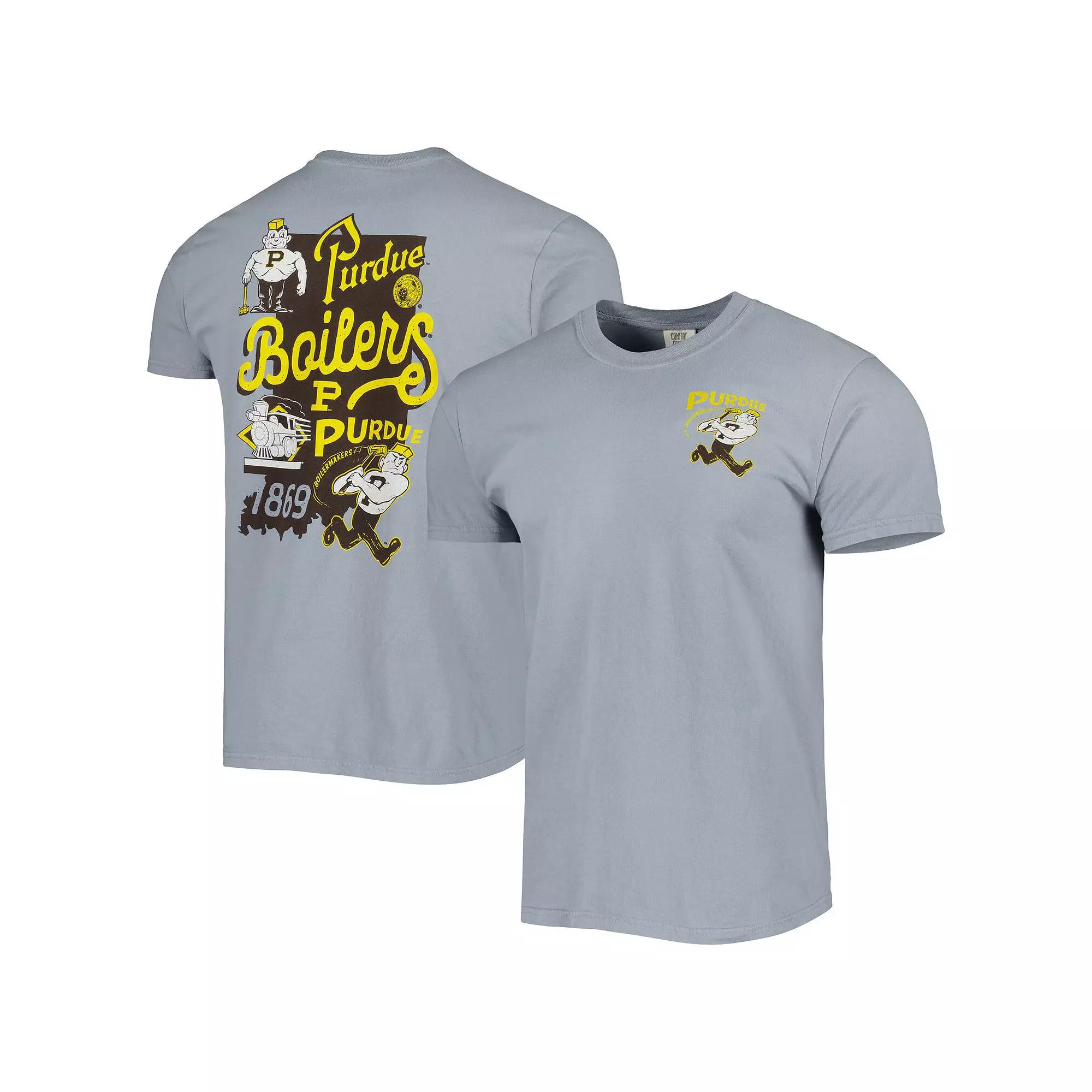 Mens Graphite Purdue Boilermakers Vault State Comfort T-Shirt Product Image