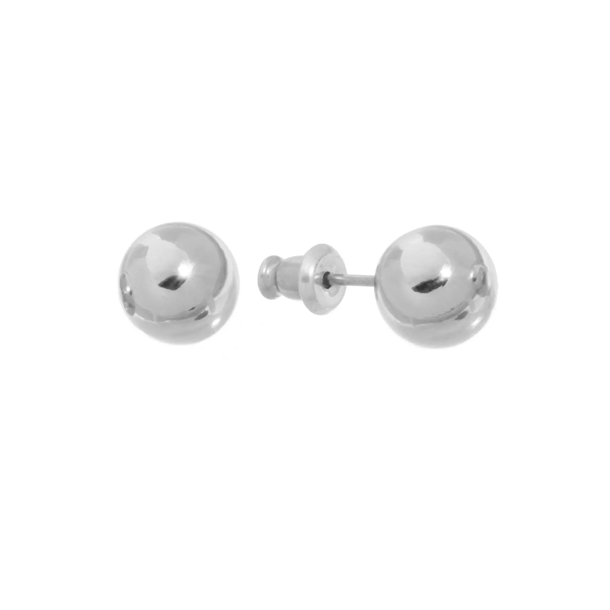 Napier® Polished Metallic Stud Earrings, Women's, Silver Product Image