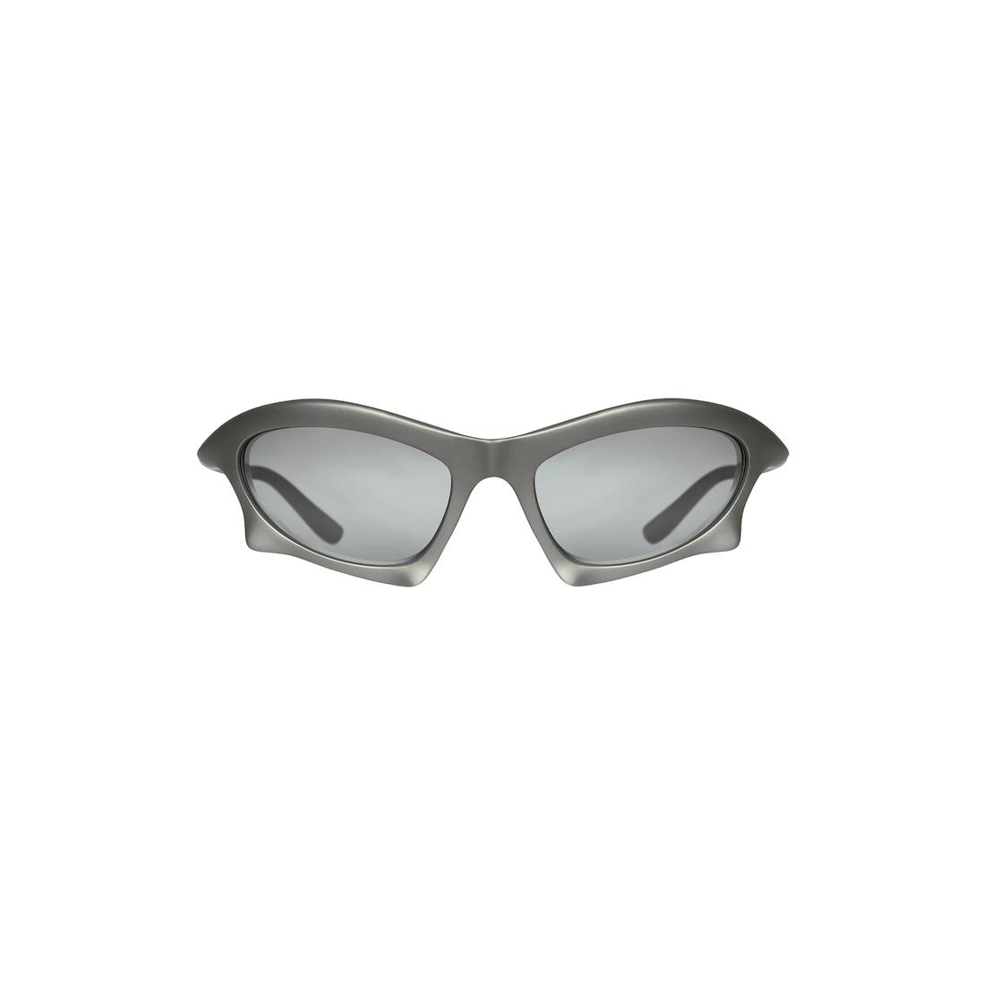 Bat Rectangle Sunglasses in Silver Product Image