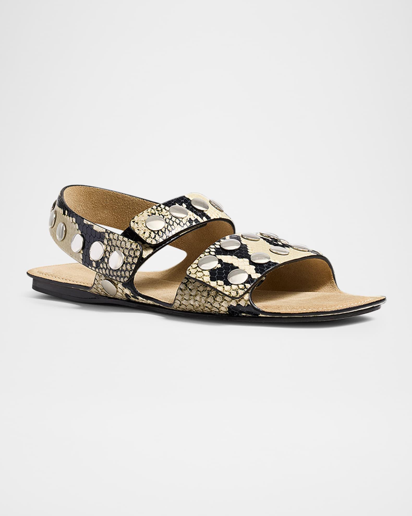 Boden Studded Leather Flat Sandals Product Image
