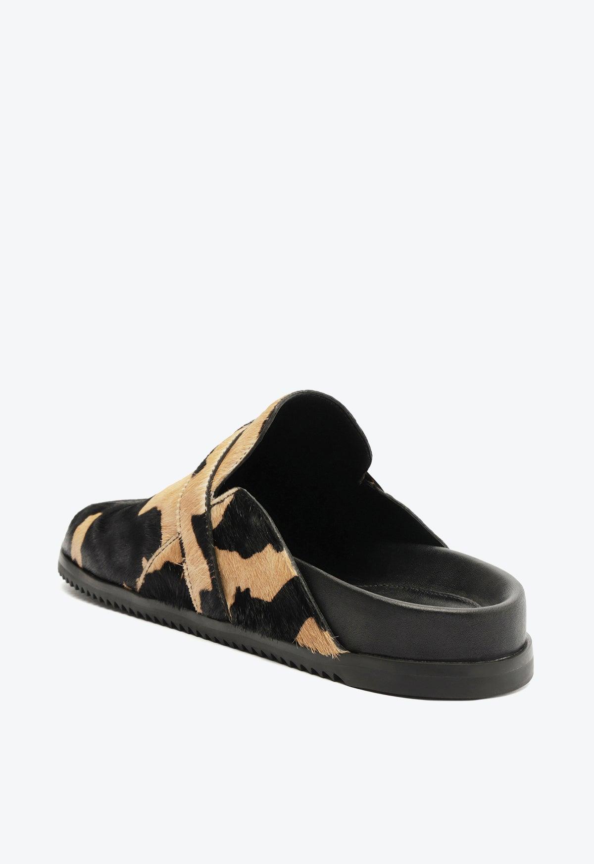 Grace Calf Hair Clog Female Product Image