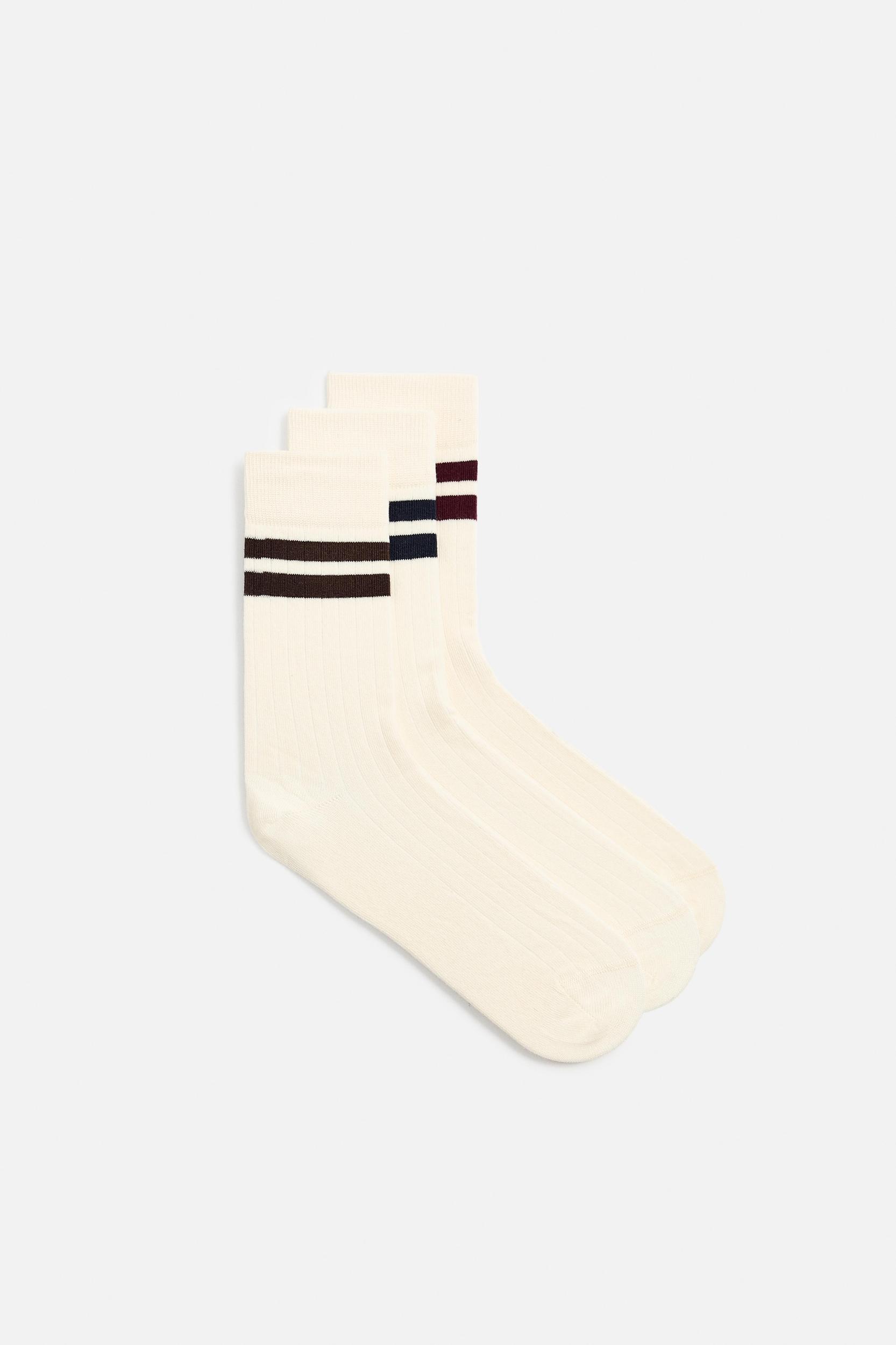 3-PACK OF STRIPED SOCKS Product Image