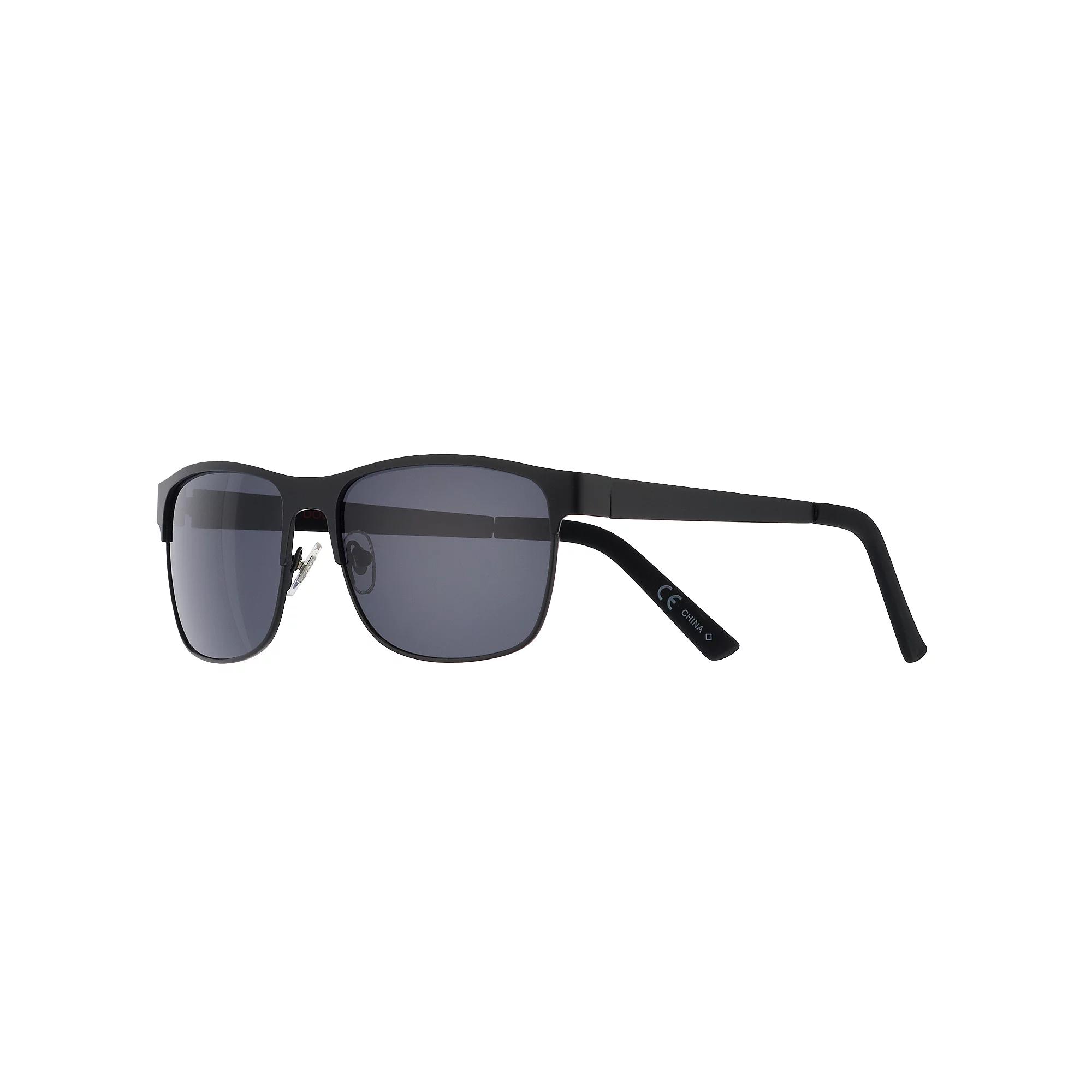 Men's Dockers® Polarized Matte Rubberized Black Sunglasses Product Image