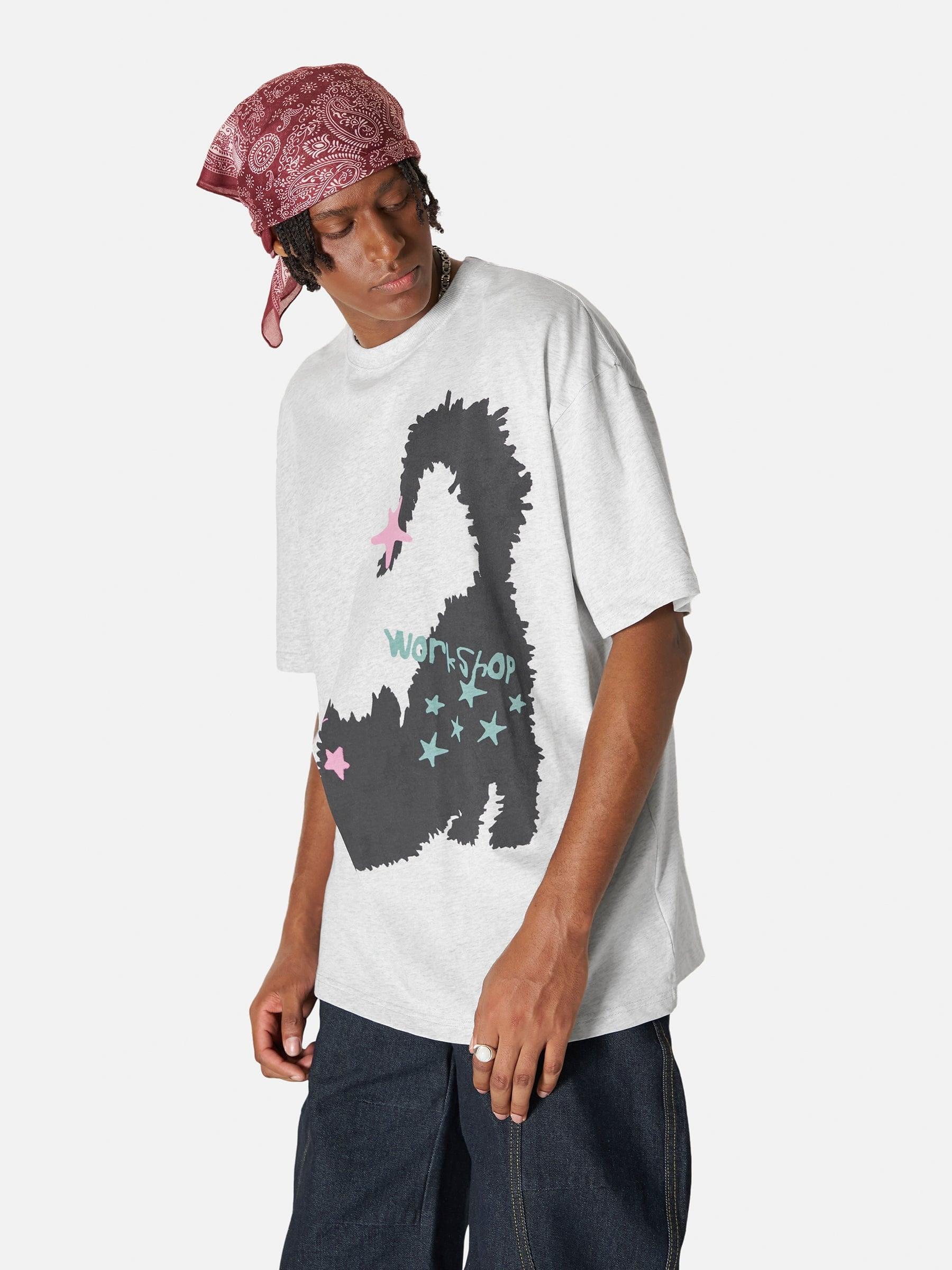 [Pre-Order] Aelfric Eden Star Cat Print Tee Product Image