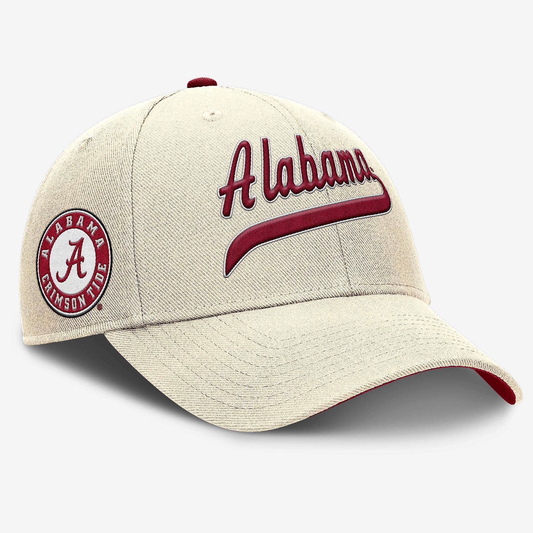 Alabama Crimson Tide Primetime Rise Men's Nike College Adjustable Hat Product Image