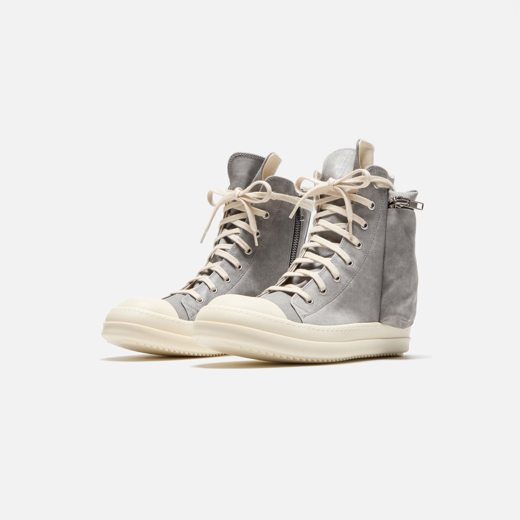 Rick Owens DRKSHDW Cargo Sneakers - Pearl / Milk Male Product Image