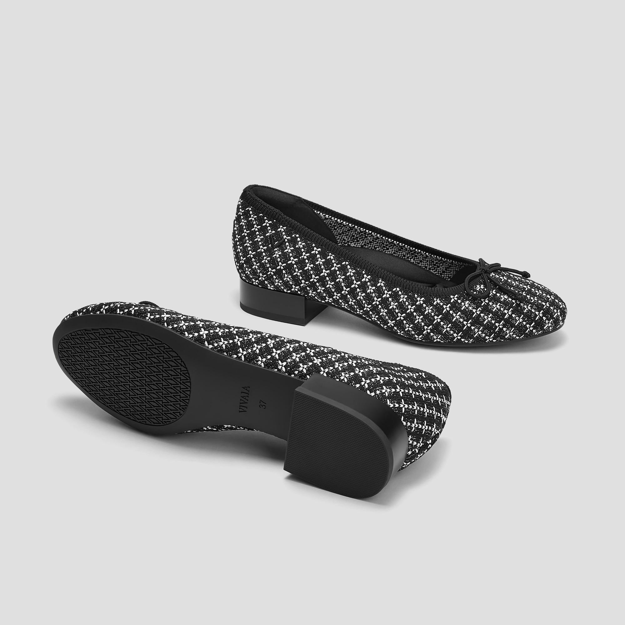 Round-Toe Small Bow Block Heels (Bianca) Product Image