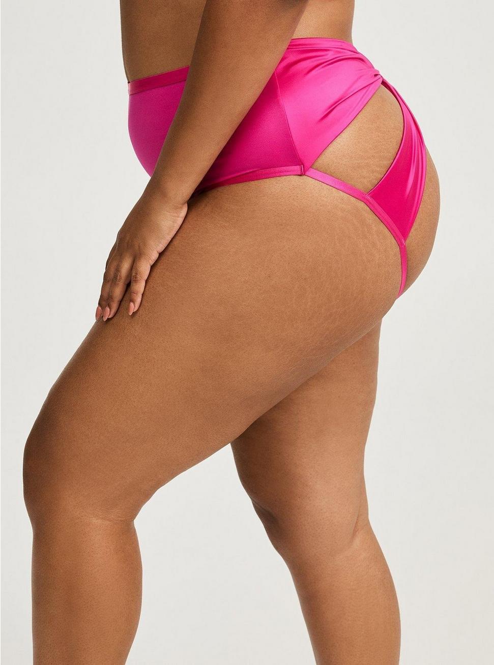 Shine Open Gusset Bow Panty Product Image