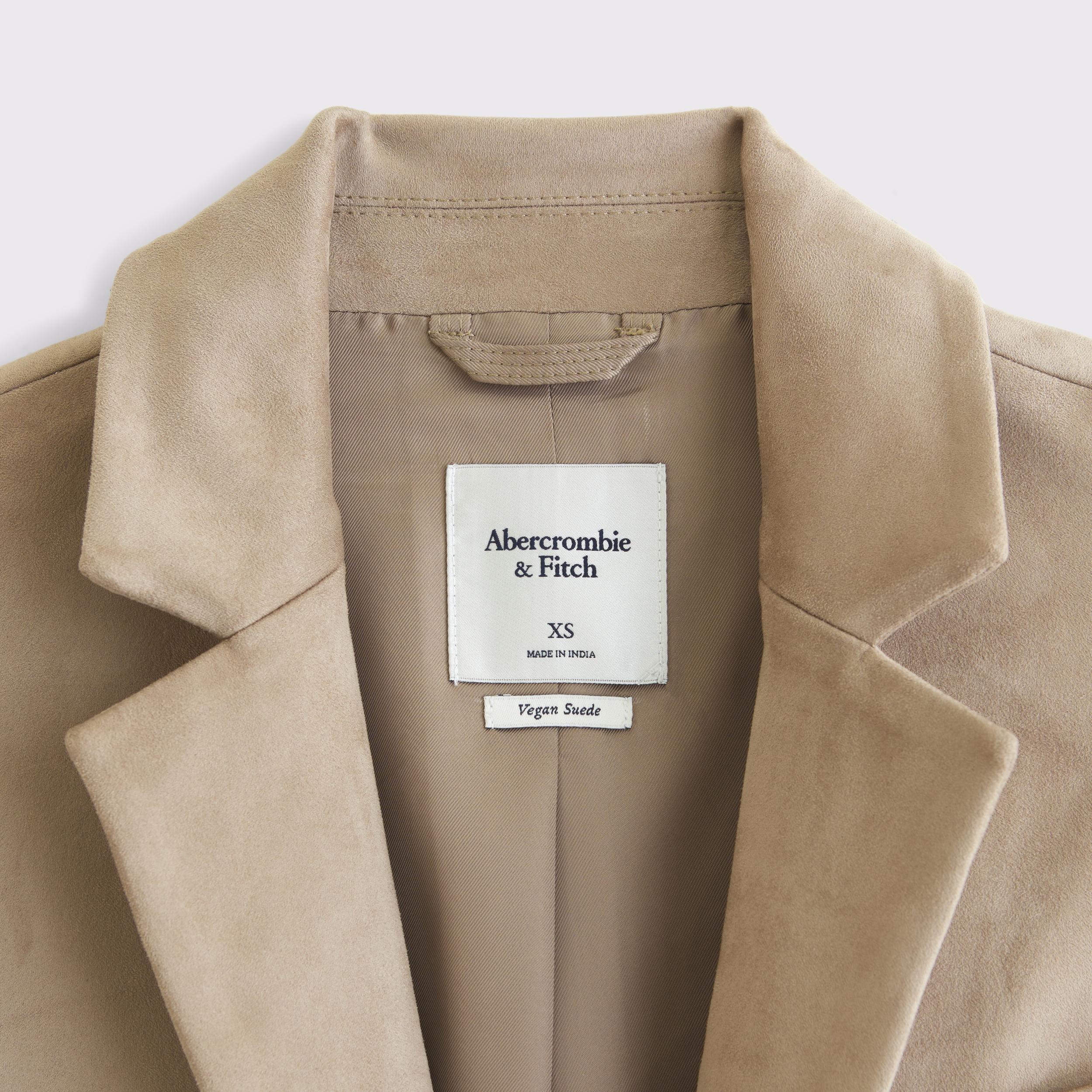 Vegan Suede Slouchy Blazer Product Image