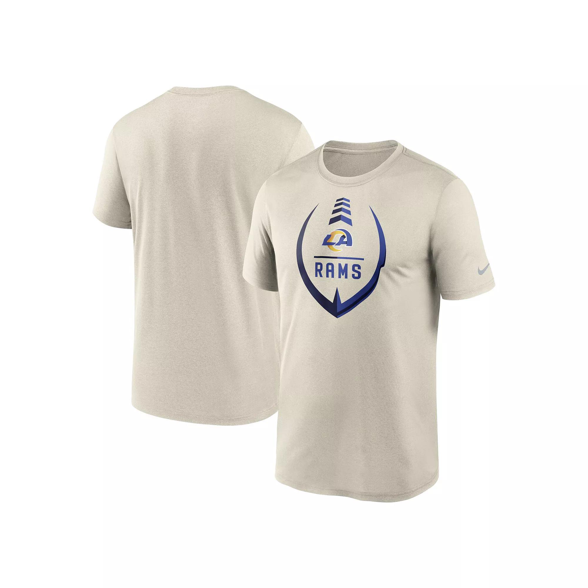 Men's Nike Bone Los Angeles Rams Icon Legend Performance T-Shirt,  Product Image
