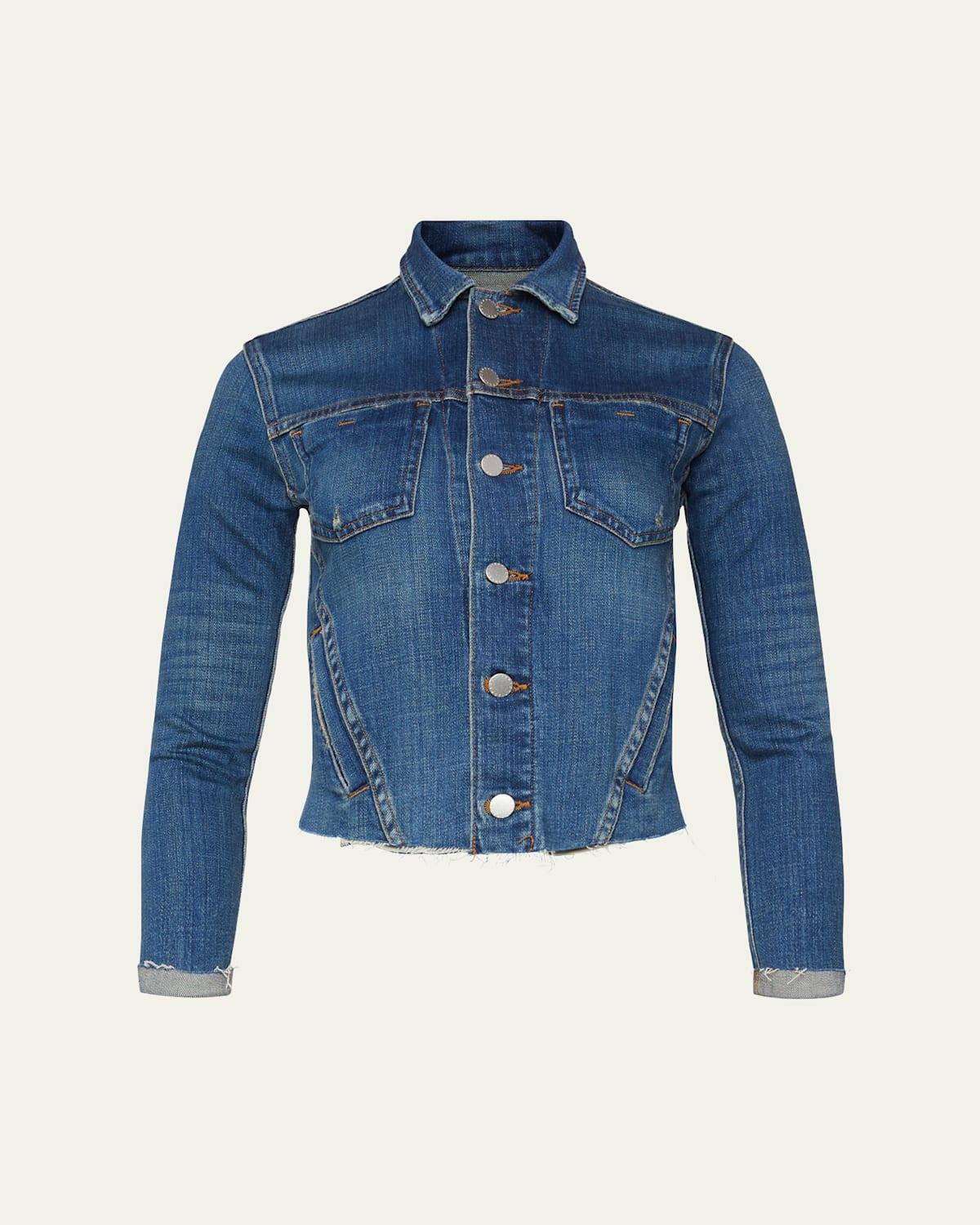 Janelle Slim Raw-Edge Jacket Product Image