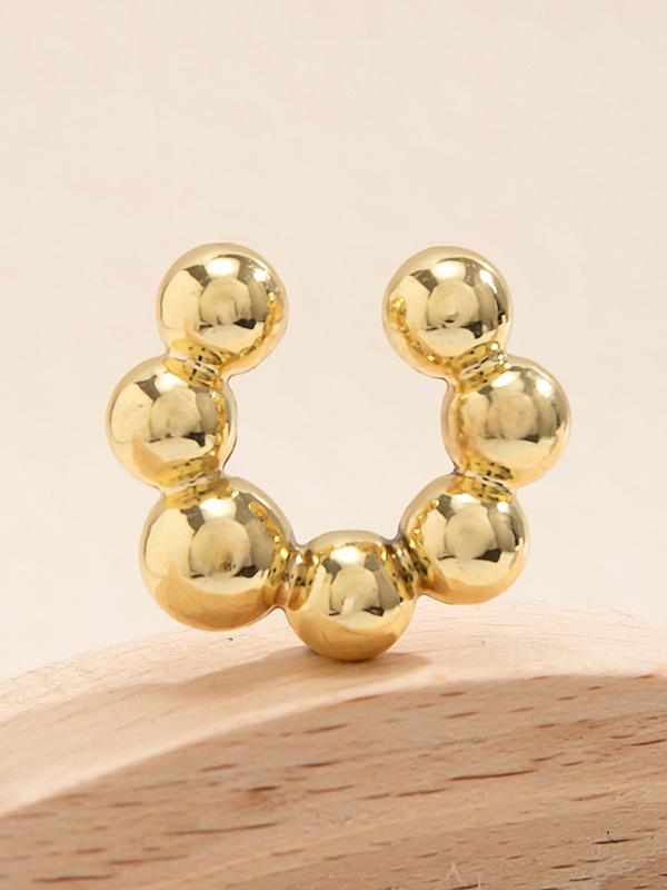 Geometric Solid Color Ear Clip Product Image