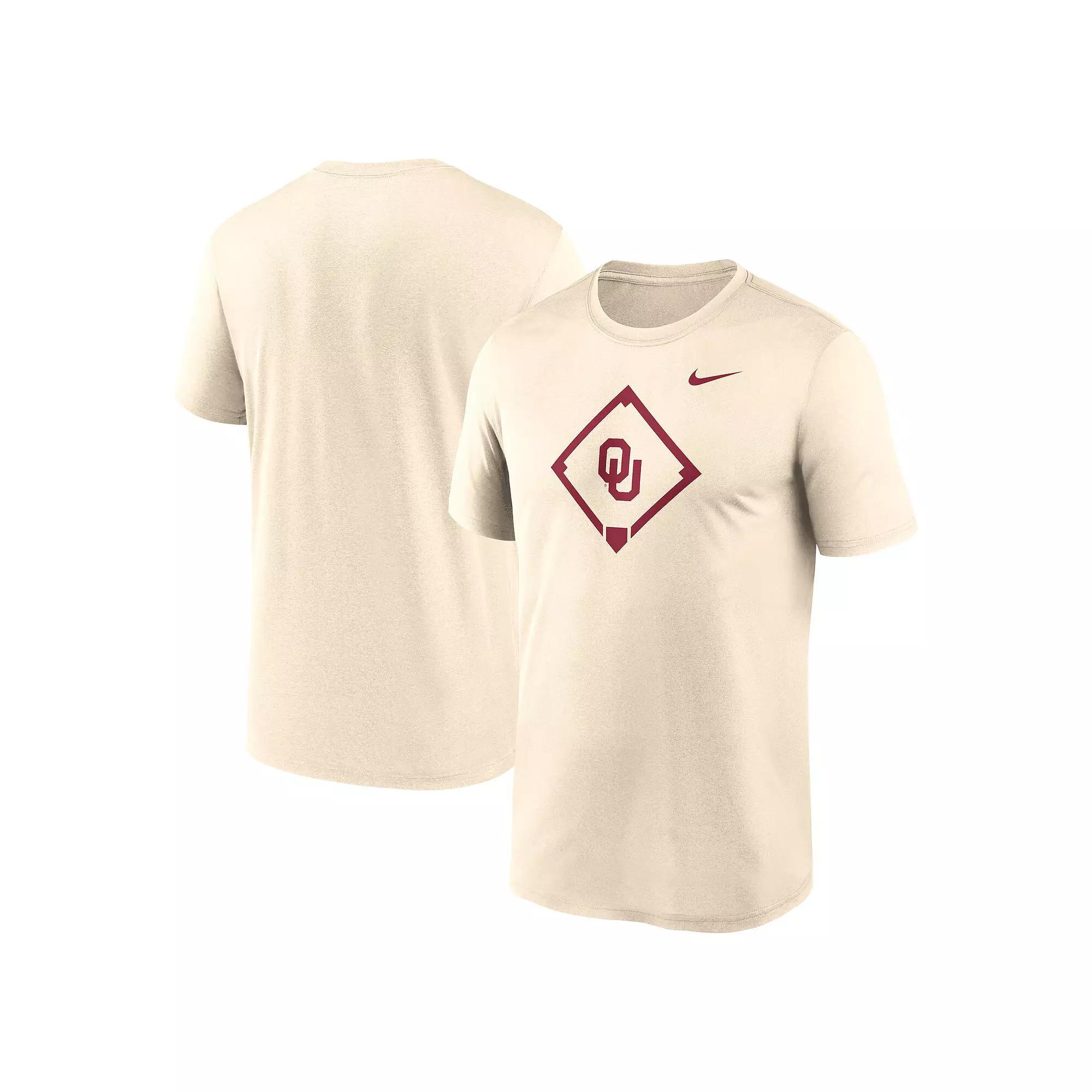 Men's Nike Cream Oklahoma Sooners Legend Baseball Icon Performance T-Shirt,  Product Image