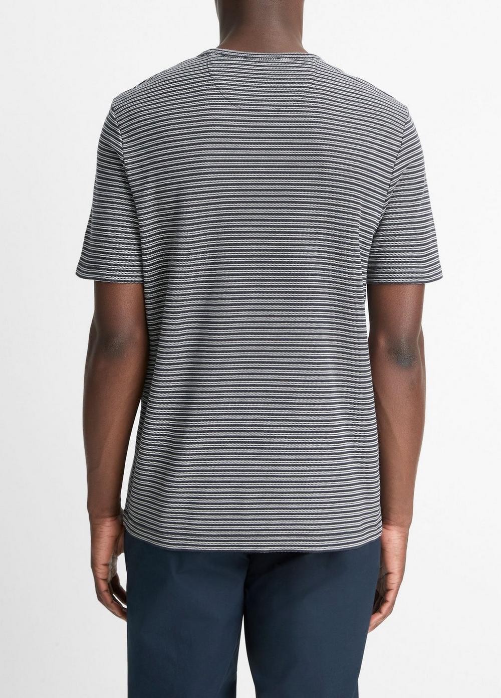 Striped Pima Cotton Piqué T-Shirt Product Image