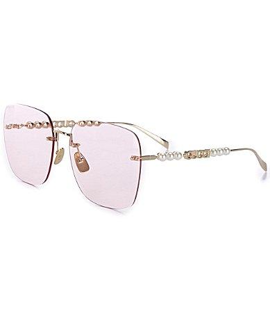 Womens Fashion Show 63MM Square Sunglasses Product Image