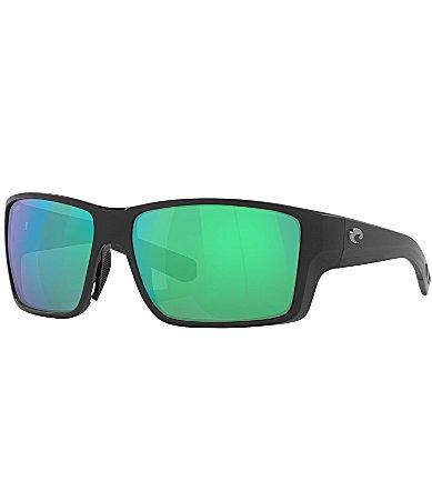 Costa Mens 6S9007 Reefton Mirrored Crystal 64mm Rectangle Polarized Sunglasses Product Image