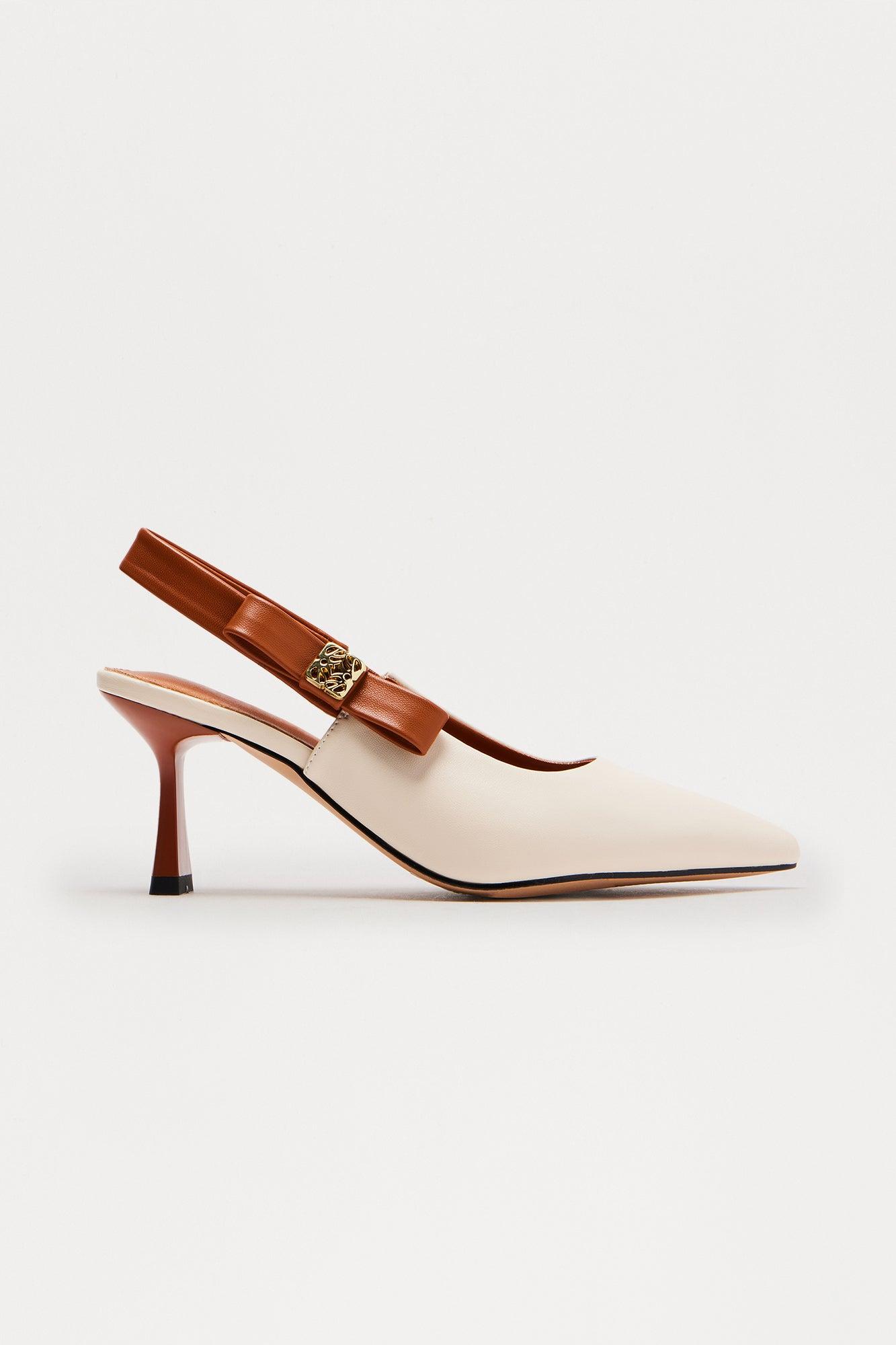 Jones Slingback Pumps - Beige Female Product Image