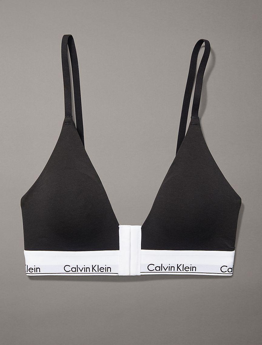 Icon Cotton Modal Lightly Lined Triangle Front Closure Bralette Product Image