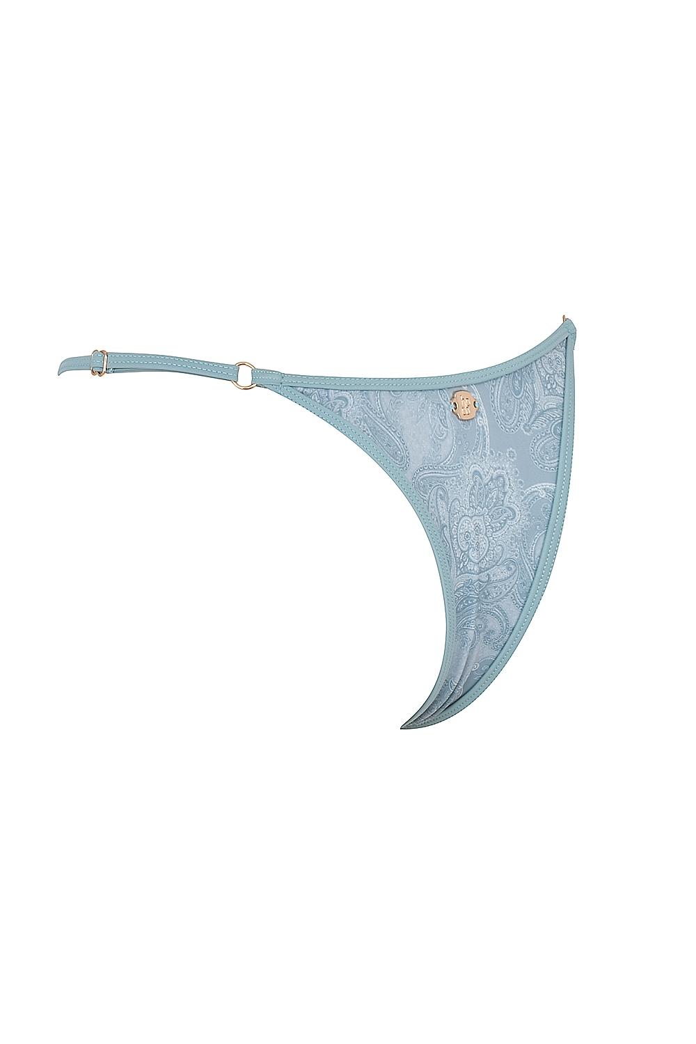 Cote DAzur  seafoam paisley thong bikini bottom Product Image