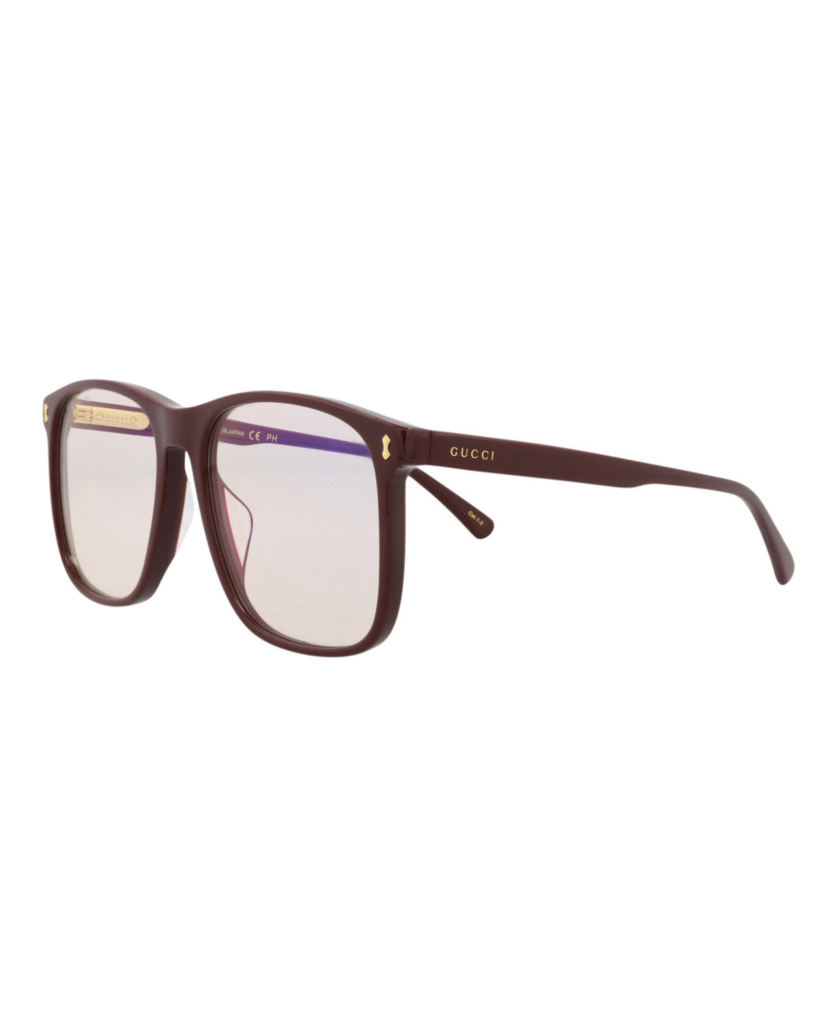 Gucci Shield-Frame Injection Sunglasses - GG1381S-30014360-003 Female Product Image