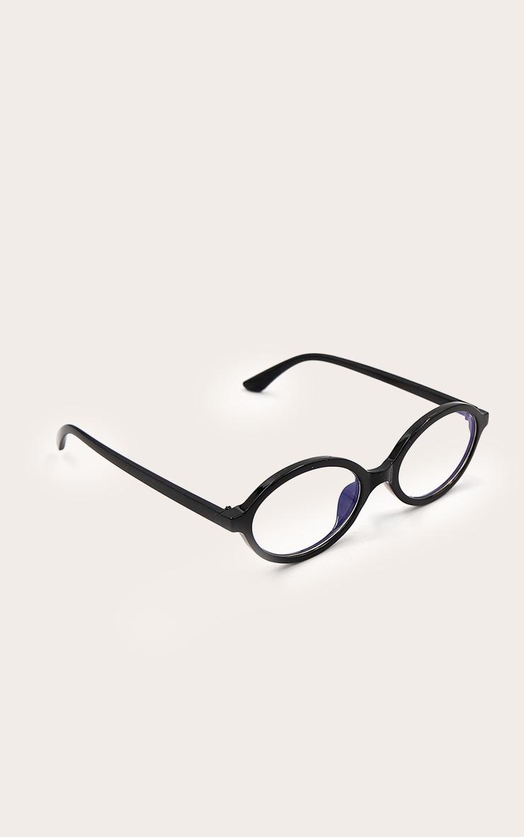 Black Round Lens Blue Light Readers Product Image