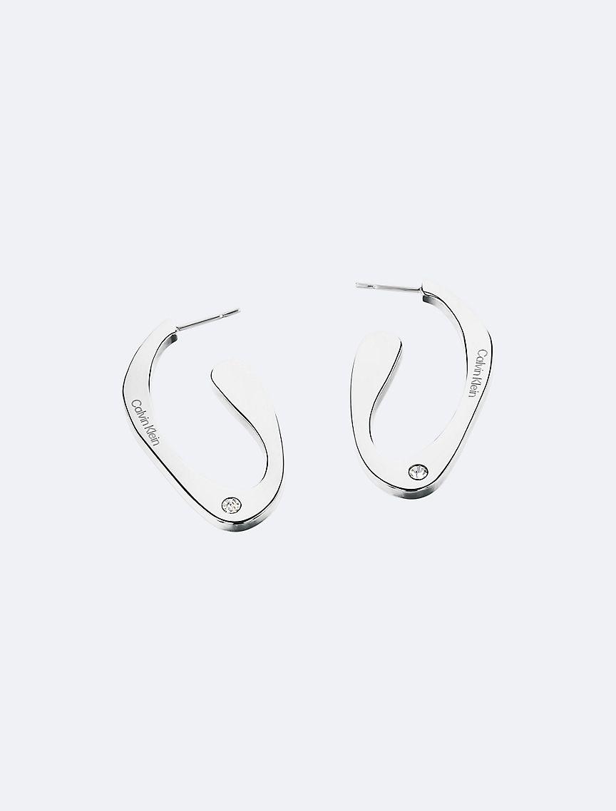 Round Organic Shape Earrings Product Image
