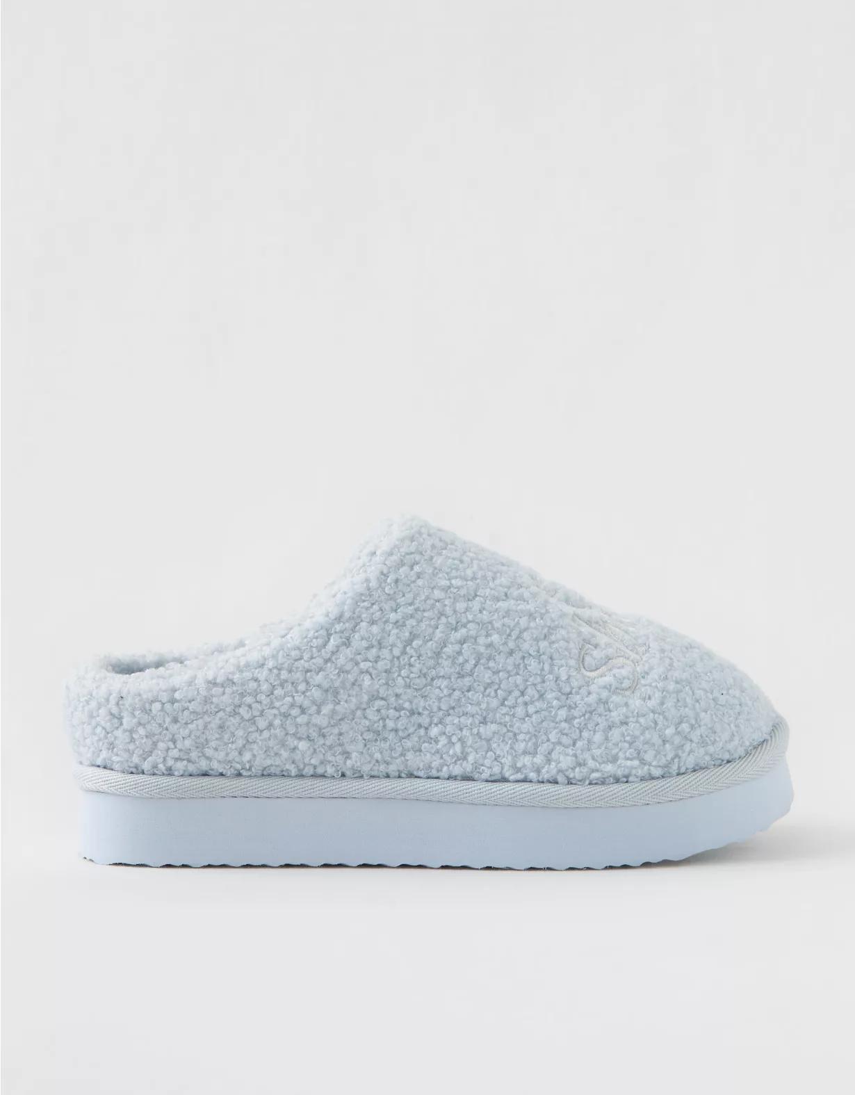 Aerie Sherpa Scuff Slippers Product Image