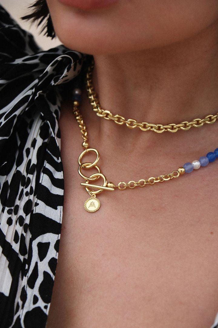 Calista Necklace Pearl Pink | Mountain and Moon Product Image