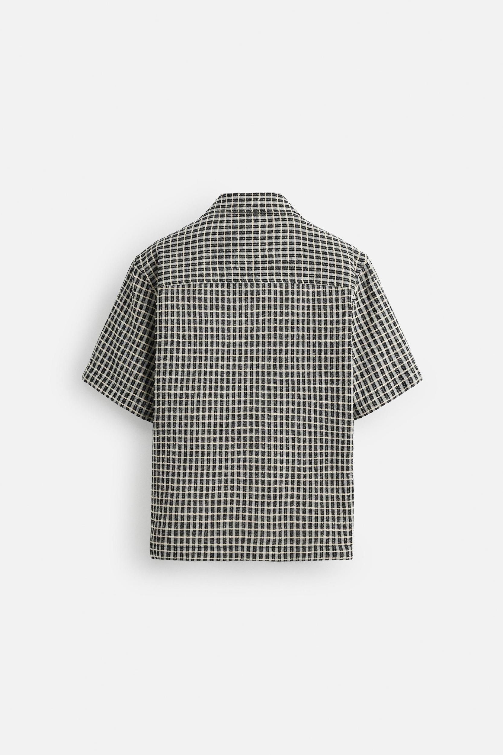 RELAXED FIT PLAID SHIRT Product Image