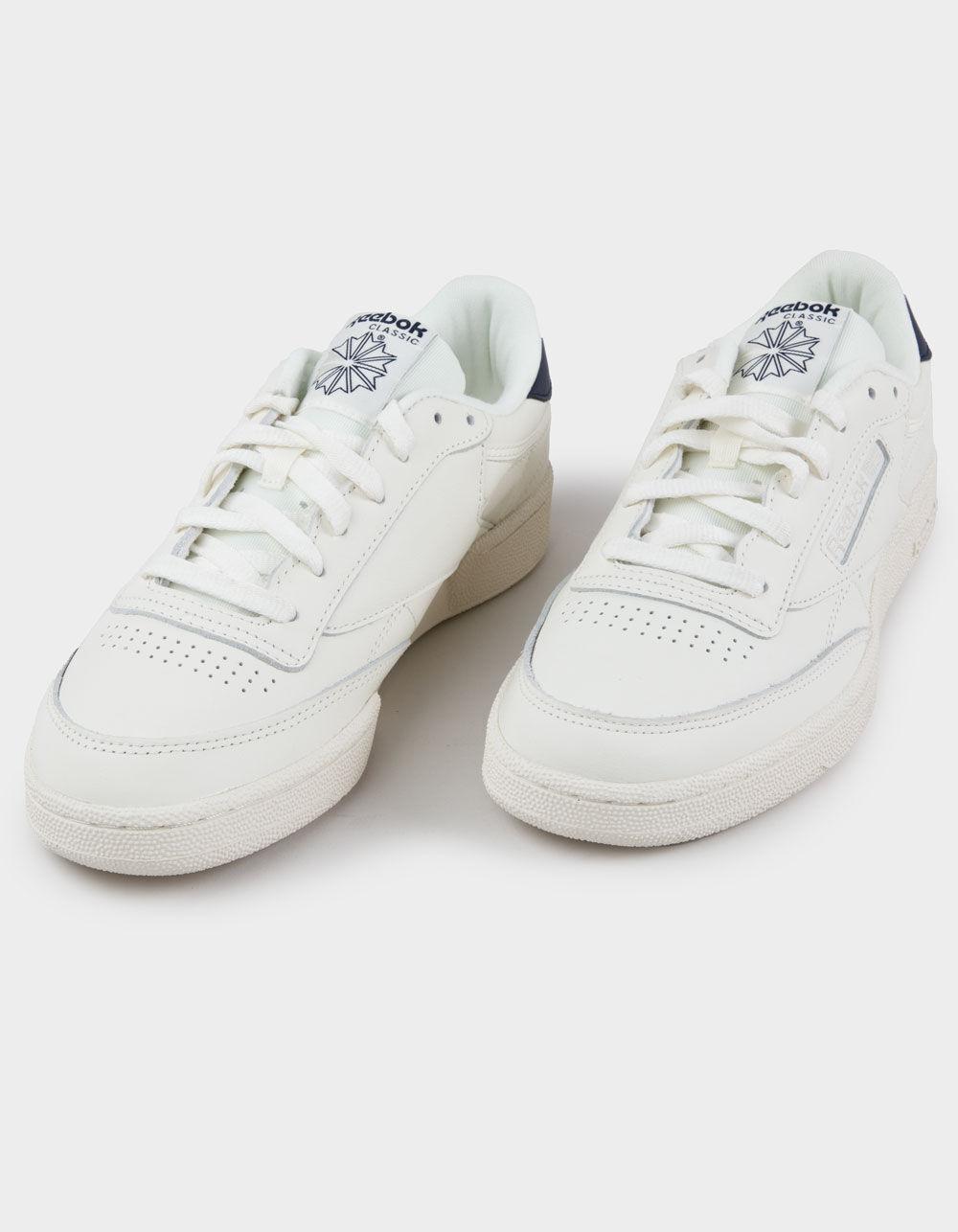REEBOK Club C 85 Shoes - WHT/NVY Product Image