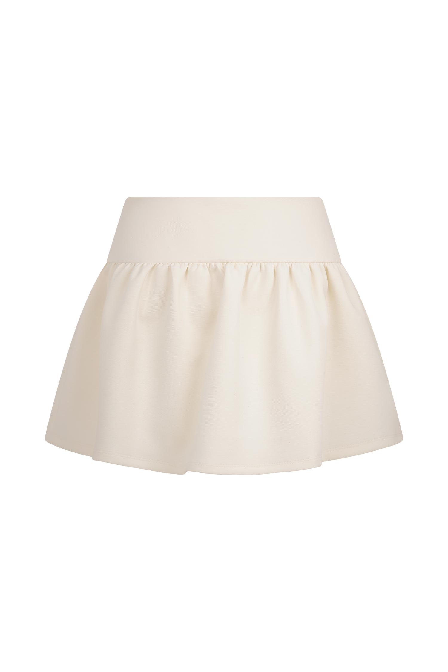 Jennie Frill Mini Skort - Ivory Product Image