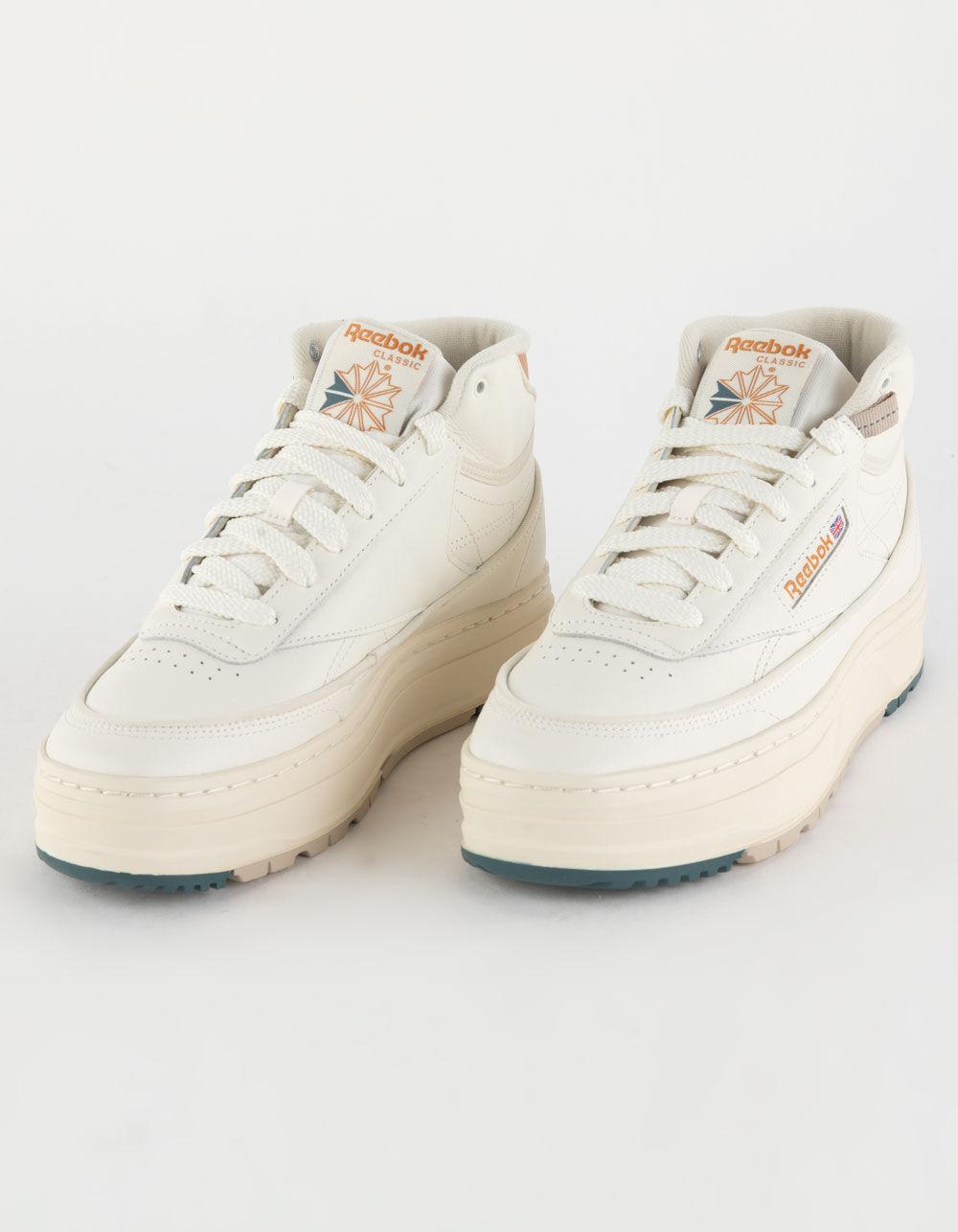 REEBOK Club C Geo Mid Womens Shoes - CHALK Product Image