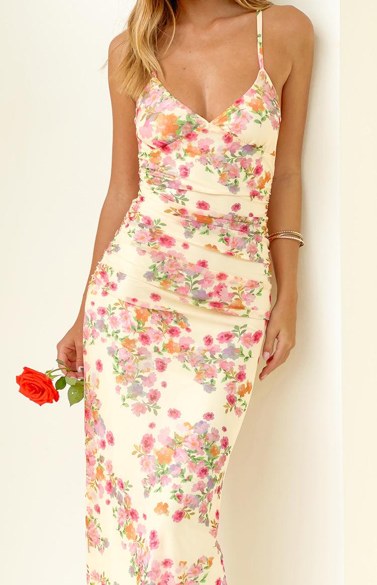 Sintra Yellow Bloom Maxi Dress Product Image