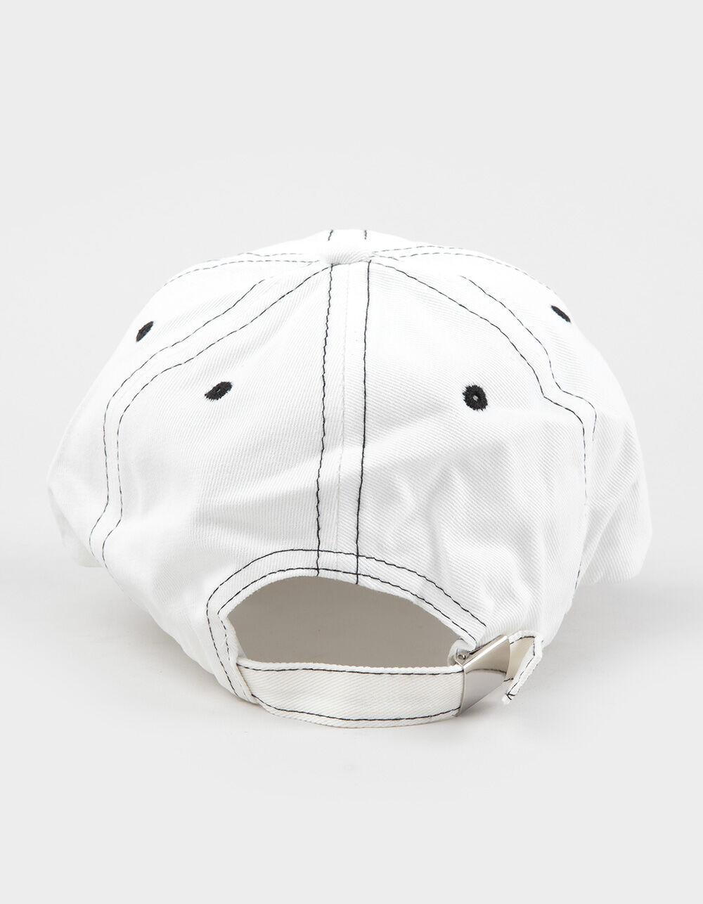 Bow Womens Strapback Hat - WHITE Product Image