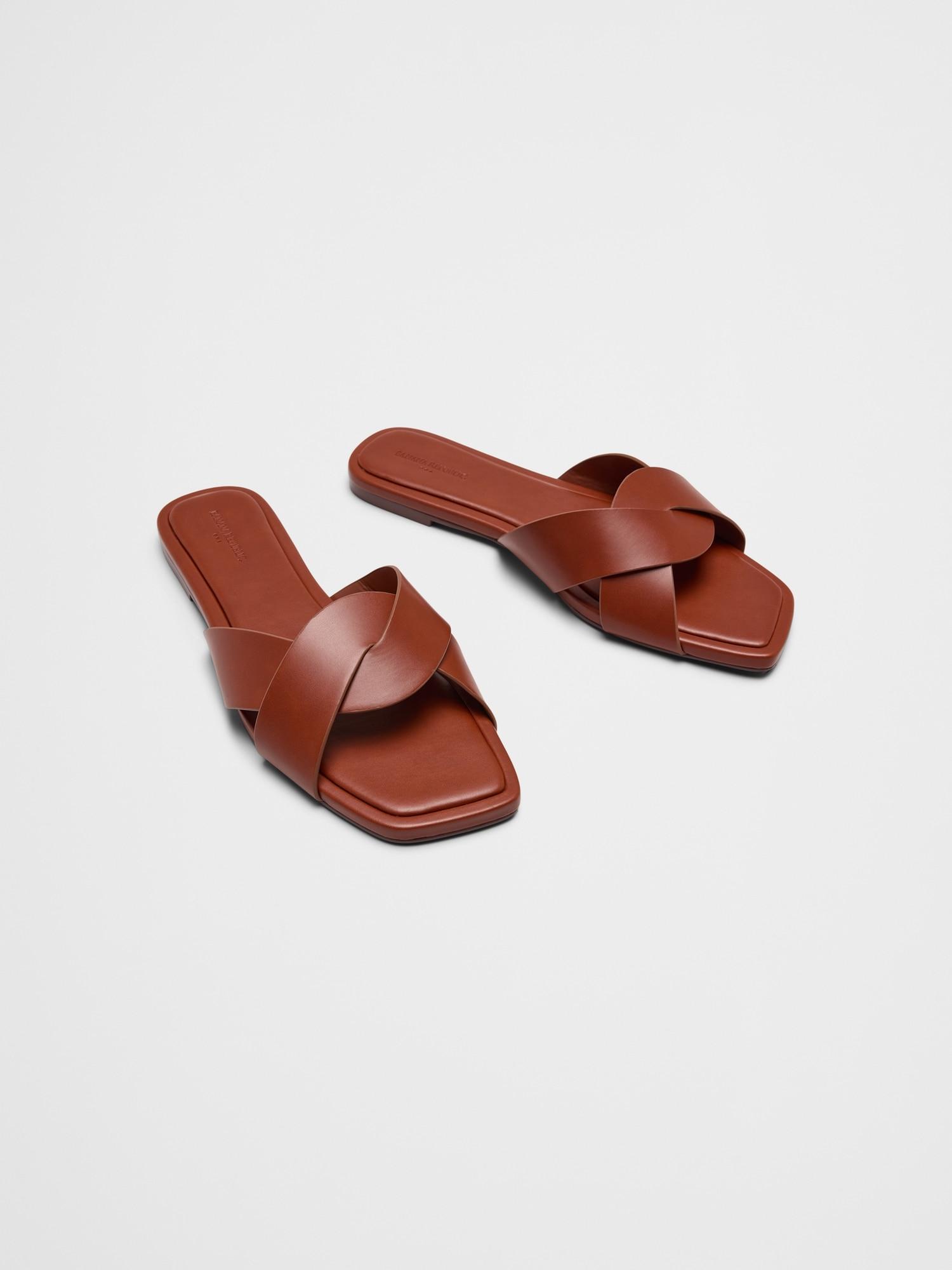 Vegan Leather Braided Sandal Product Image