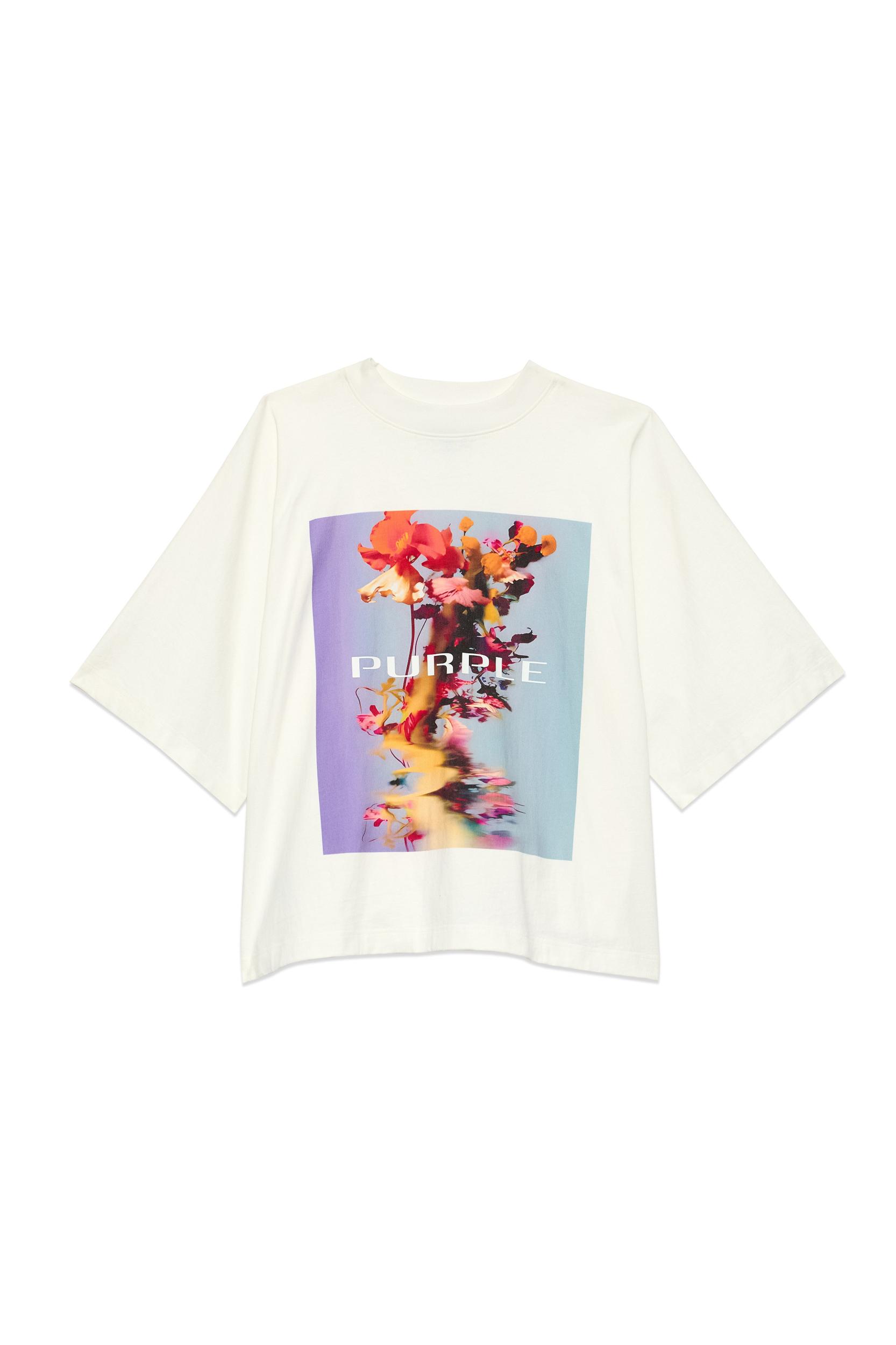 Floral Smudge Tee Male Product Image